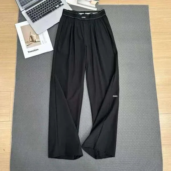 Women's High-Waist Wide-Leg Casual Pants