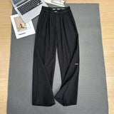 Women's High-Waist Wide-Leg Casual Pants