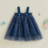 Girls' Sparkly Sequin & Tulle Princess Dress
