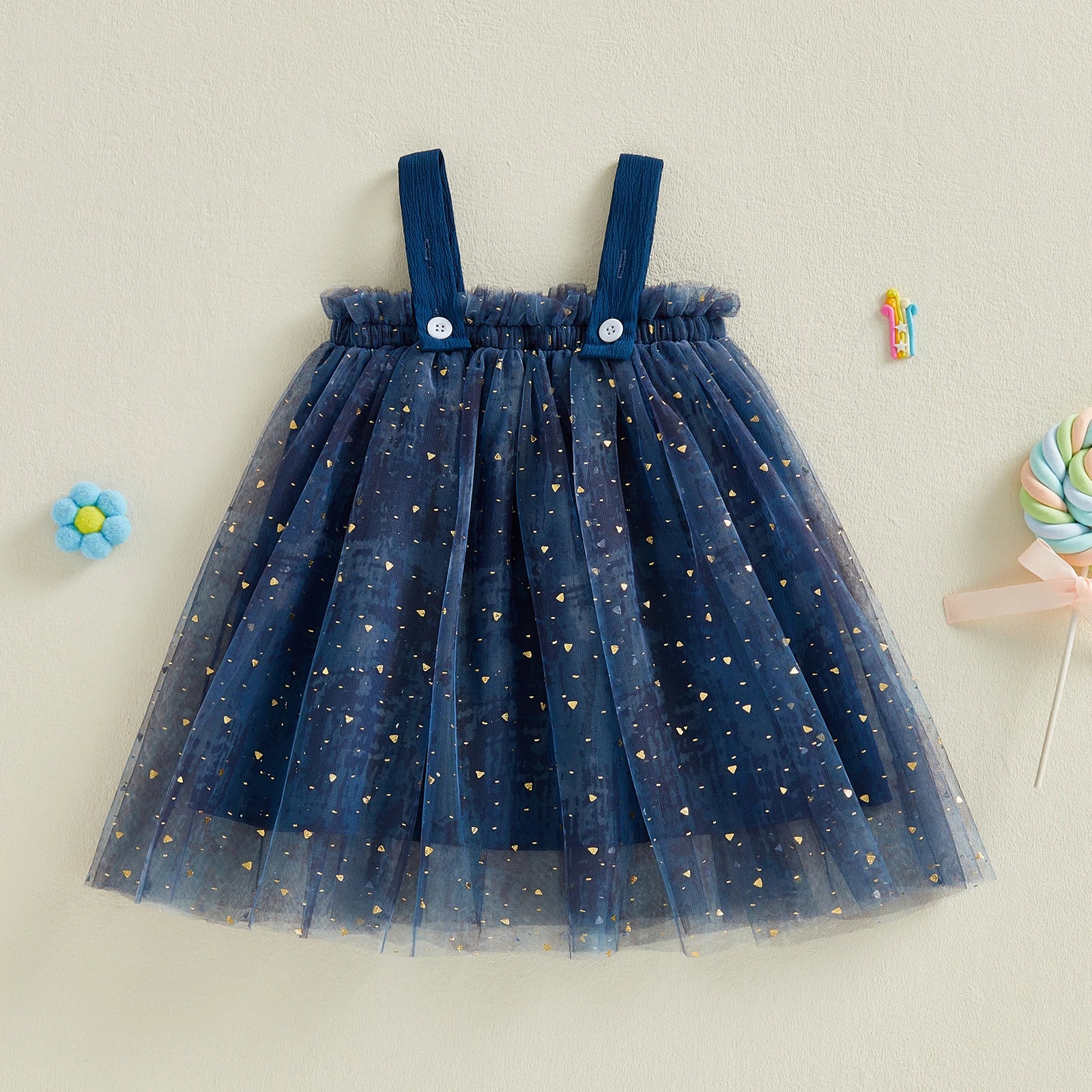 Girls' Sparkly Sequin & Tulle Princess Dress