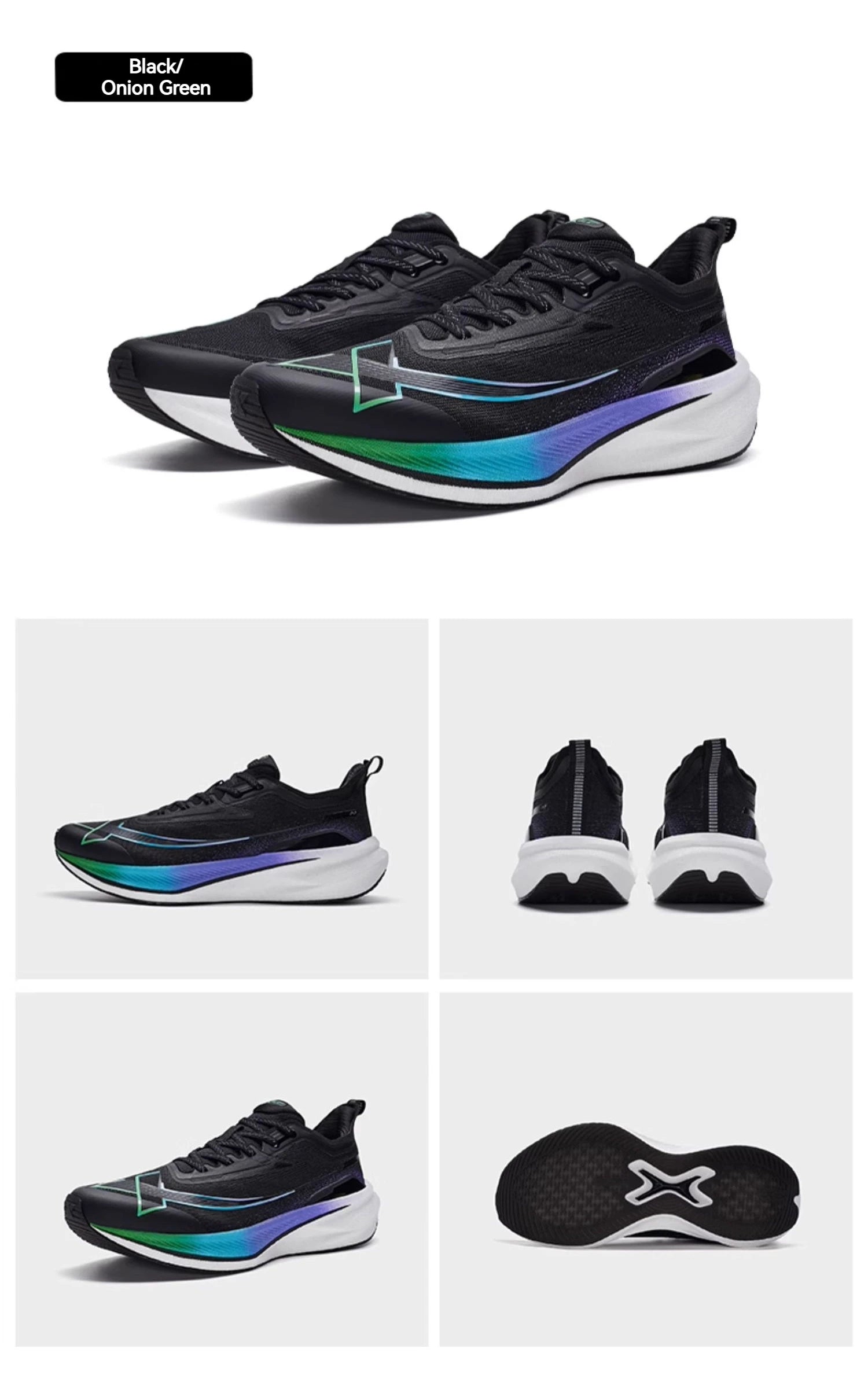 Xtep 2000KM 2.0 Running Shoes Men  Summer Professional TPU Shock Absorption Sneakers 876219110043(suggest half size down)