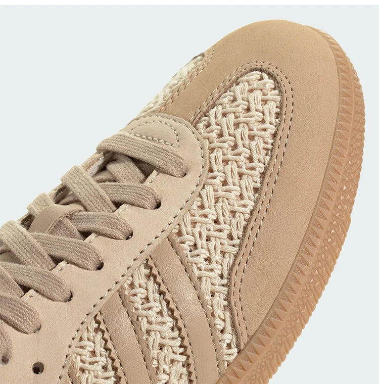Adidas genuine clover women's knitted casual classic sports shoes JR9446