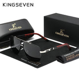 KINGSEVEN New Luxury Sunglasses Men UV400 Square Large Frame Polarized Glasses Male Women Outdoor Causal Fashion Driving Eyewear