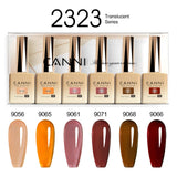 CANNI HEMA-Free Gel Polish Kit | Jelly, Nude & Rubber Base