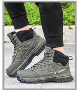 BONA 2023 New Designers Brand Winter Warm Boots Men Plush Nubuck Snow Boots Man High Quality High Top Boots Mansculino Sneakers