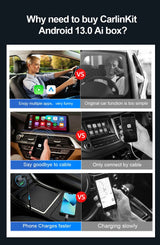 Carlinkit Android 13 Wireless CarPlay & Android Auto AI Box