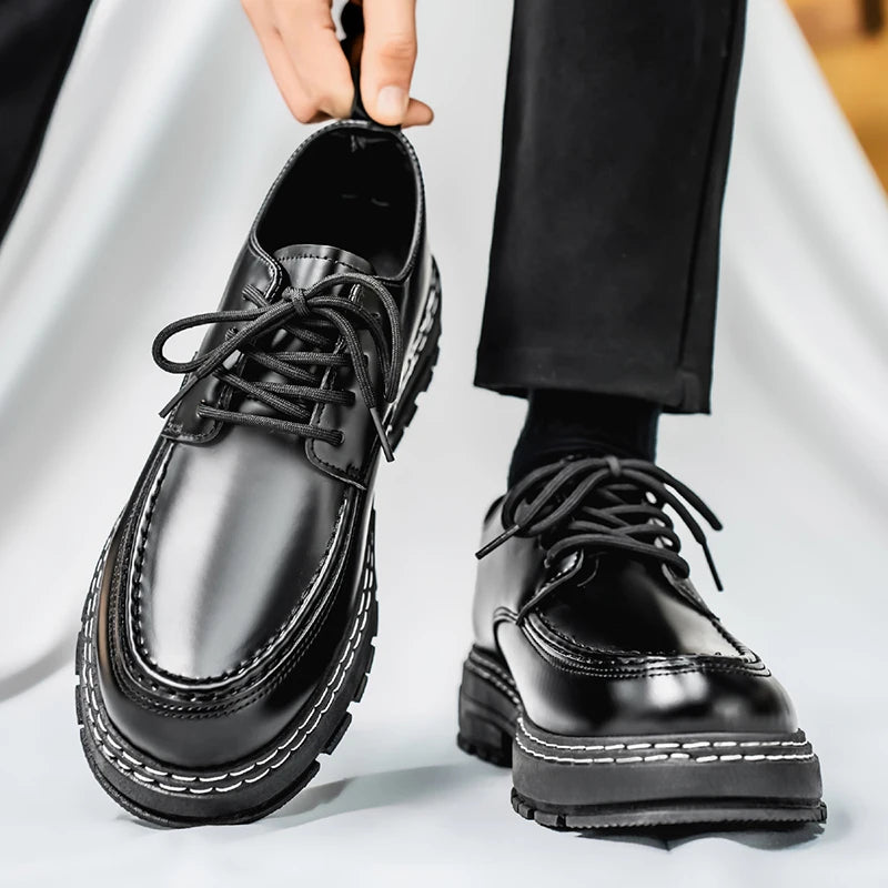 2025 New Men's Leather Shoes - Durable, Comfortable, Breathable & Stylish