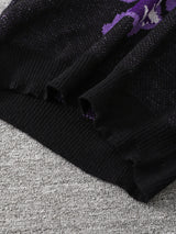 Men's Butterfly Jacquard Knit Sweater