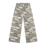 Vintage Camouflage Wide-Leg Men's Jeans