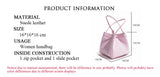Fashion Silk Women Bucket Bag Luxury Suede Leather Female Party Handbag Custom Name Multiple Lady Shoulder Bag With Top Handles