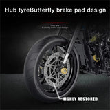 Technical MOC Construction Bricks Motorcycle Model Creative Building Kit Assembly Toys Educational Gift for Children Boys Girls