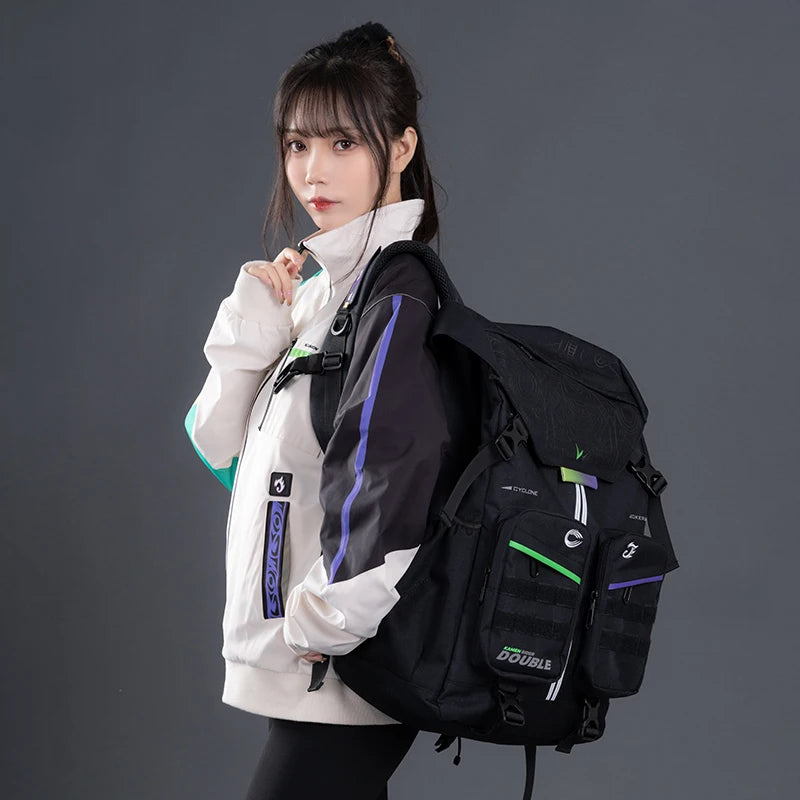 Moeyu KAMEN RIDER DOUBLE Men's Backpack Women Bag Large Capacity Backpacks Anime School Back Pack Rucksack Laptop Travel Bags