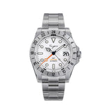Sugess Men Watch GMT Automatic NH34 Movement 100M Waterproof Mechanical Wristwatches Dome Sapphire Crystal Limited Bracelet S463