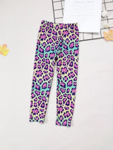 Girls' Floral Cartoon Fashion Leggings