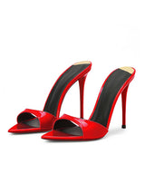 Women's Pointed-Toe Stiletto Heels — Open-Toe Summer Sandals