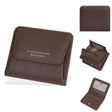 Fashionable Mini Women Wallet Name Engraving High-Quality Card Holder Simple Short Female Coin Purse Small Ladies Purse