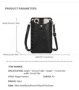 Women Mini Bag PU Leather Crossbody Purse Wallet Shoulder Pouch Mobile Phone Bag