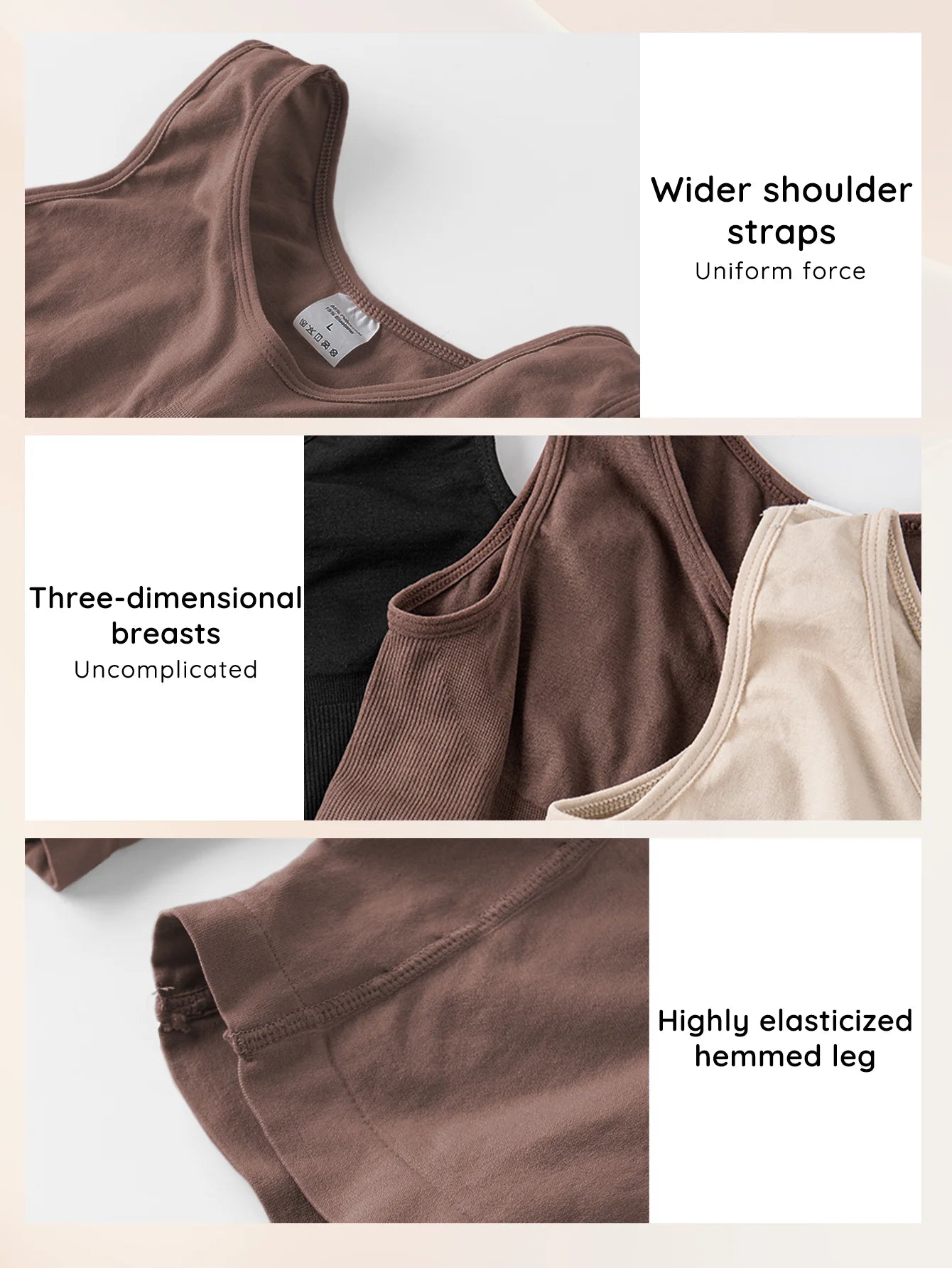 USA-Made Seamless Full Coverage Body Shaper – Firm Control Thigh Slimming Bodysuit