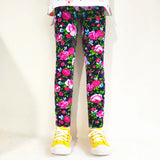 Girls' Floral Cartoon Fashion Leggings