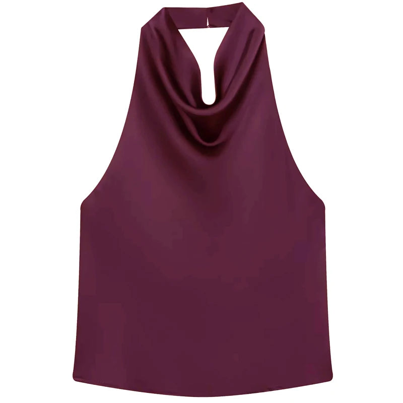Women's Halter Backless Vest Top