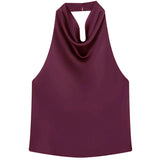 Women's Halter Backless Vest Top