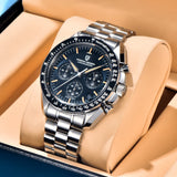 PAGANI DESIGN 2026 New Moon Men's Watches Luxury Quartz Watch For Men VK63 Chronograph AR Sapphire Mirror Ceramic Bezel Luminous
