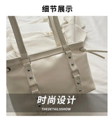 Women's Retro PU Leather Shoulder Tote Bag