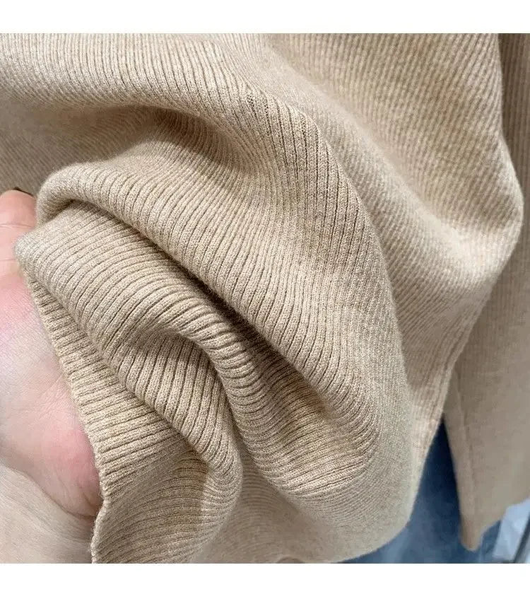 Women's Polo Collar Knit Sweater