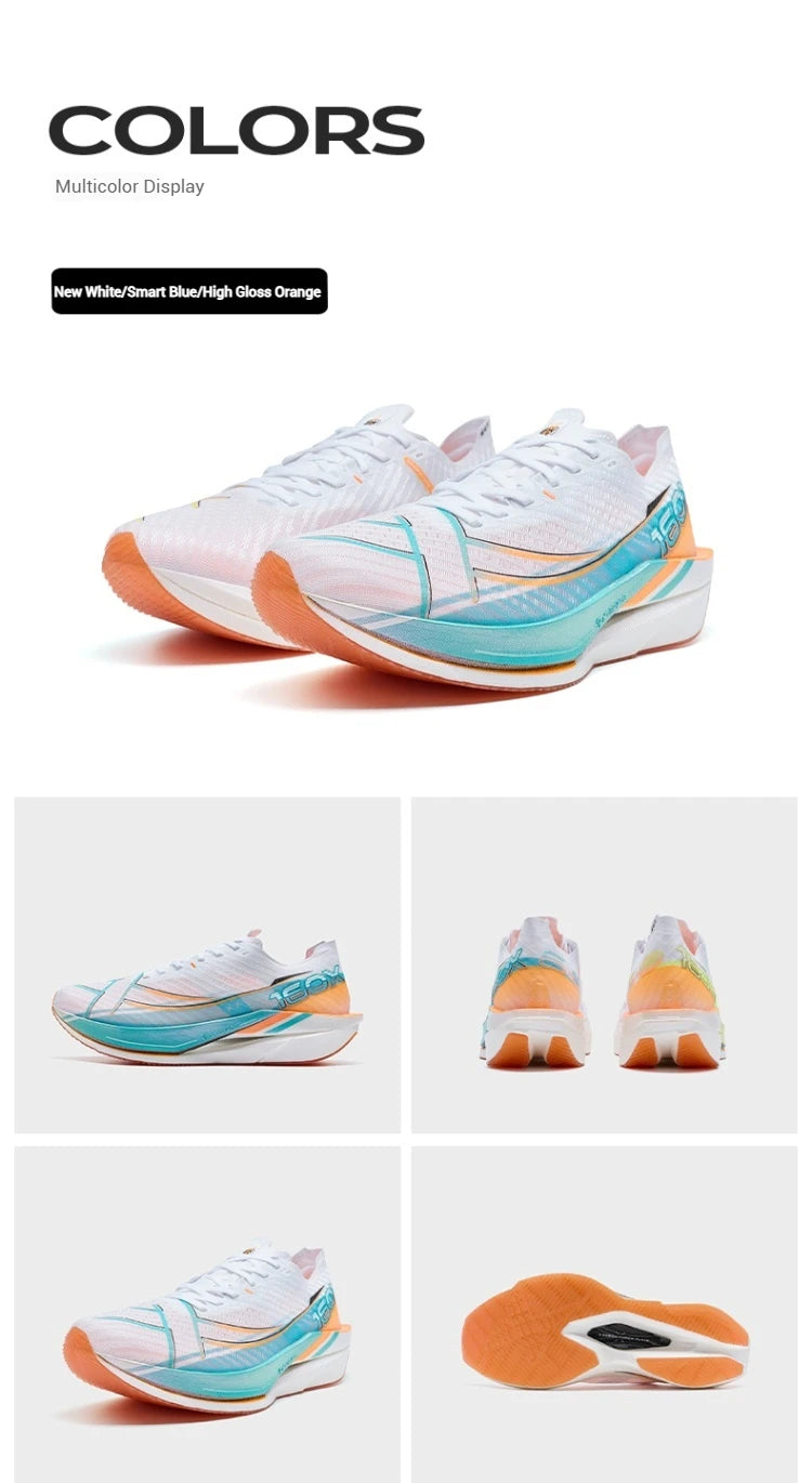 Xtep 160X 6.0 Running Shoes Professional Marathon PB Carbon Plate For Men Cushioning Shock Absorption Sneakers 976319110057