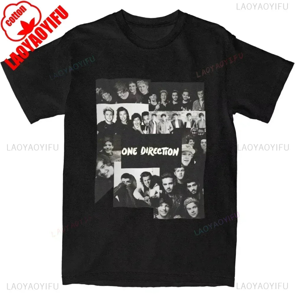 One Direction Cotton Graphic T-Shirt for Men & Women