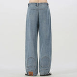 Retro Wide-Leg Baggy Denim Jeans – Unisex Straight Fit