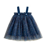 Girls' Sparkly Sequin & Tulle Princess Dress