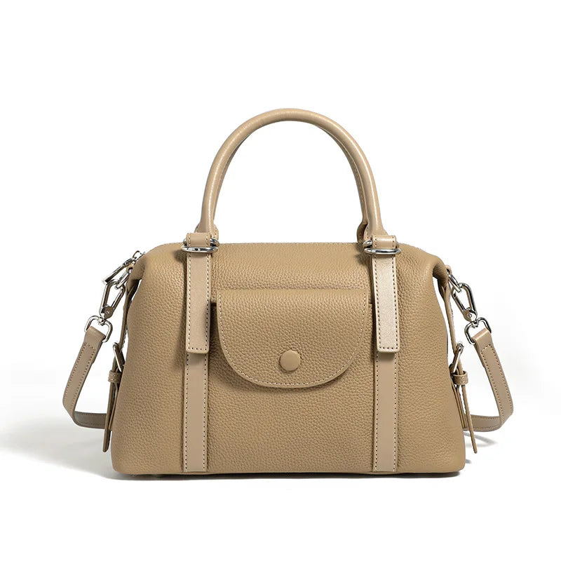 Summer 2026 Women's Raffia Woven Tote Bag Split Leather Crossbody Straw Messenger Bag Grass Weaving Shoulder Bag for Ladies New