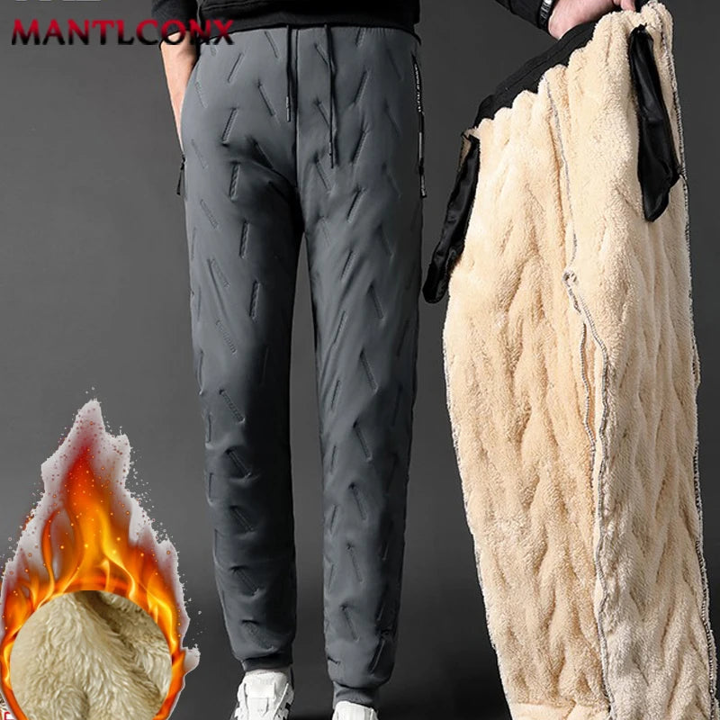 Men's Fleece-Lined Winter Joggers