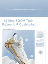 Li-Ning Men's WADE SHADOW 6V2 On Court Basketball Shoes BOOM Cushion Wearable Sport Shoes LiNing Stable Support Sneakers ABPV021