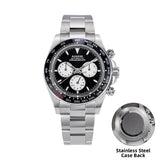 Sugess Panda Chronograph 39mm Automatic Watch