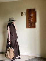Fashion Vintage Straw Baskets Bag Straw Handmade Woven Beach Bag Korean Style Large Capacity Tote Bag Women Accessory
