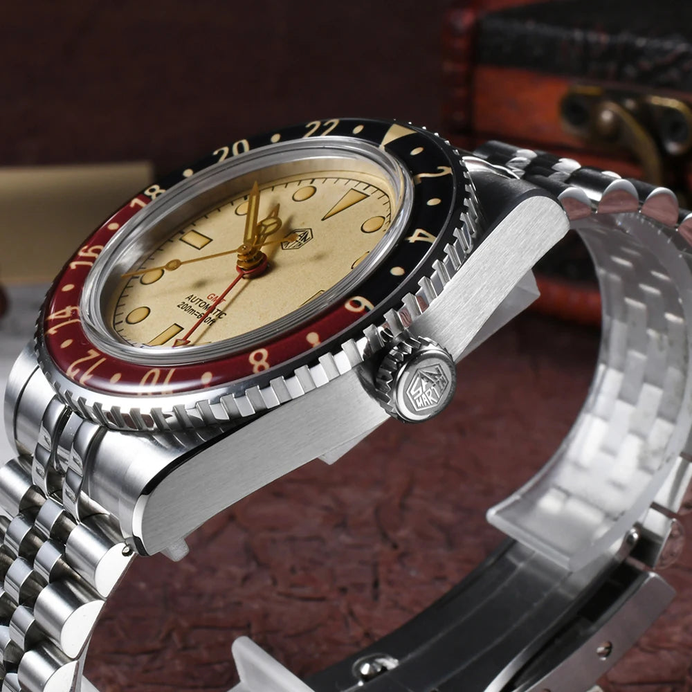San Martin 40mm SN0005 GMT Automatic Watch | NH34