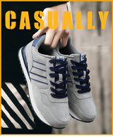 Men's Corduroy Lace-Up Casual Sneakers