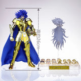MST Saint Seiya Myth Cloth Aquarius Camus Leo Aiolia Capricorn Shura Gemini Saga Kanon Plus 3.0 Gold Knights of Zodiac Figure