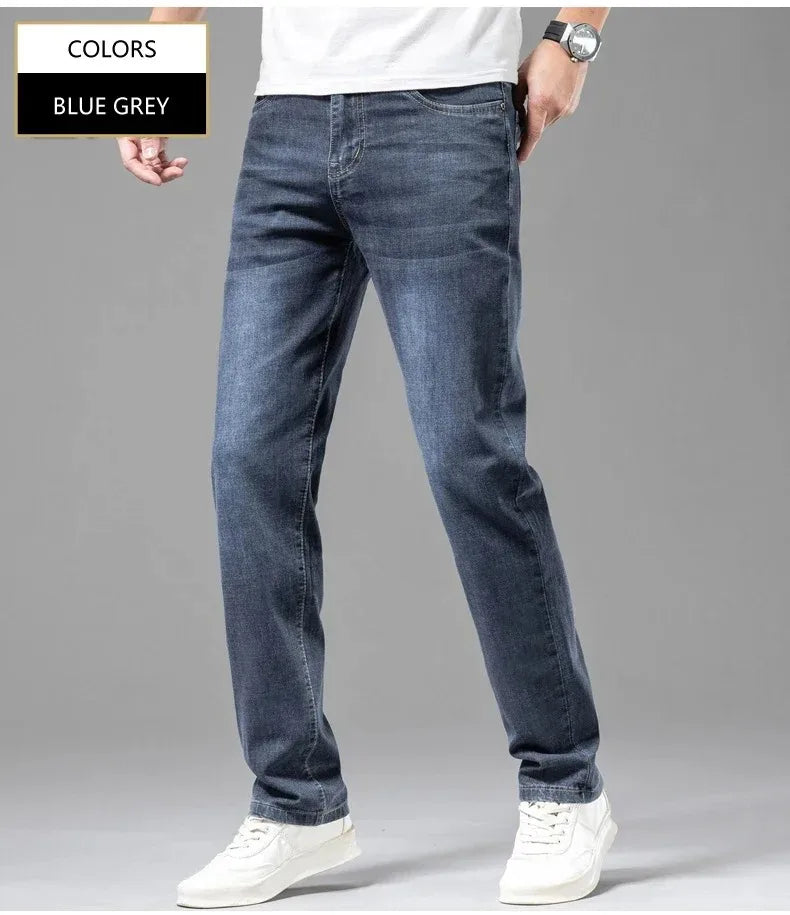 Men's Straight-Leg Stretch Jeans