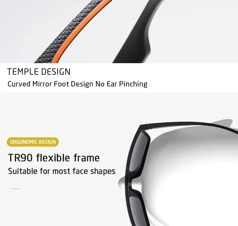 Polarized Square Sunglasses – Men & Women UV400