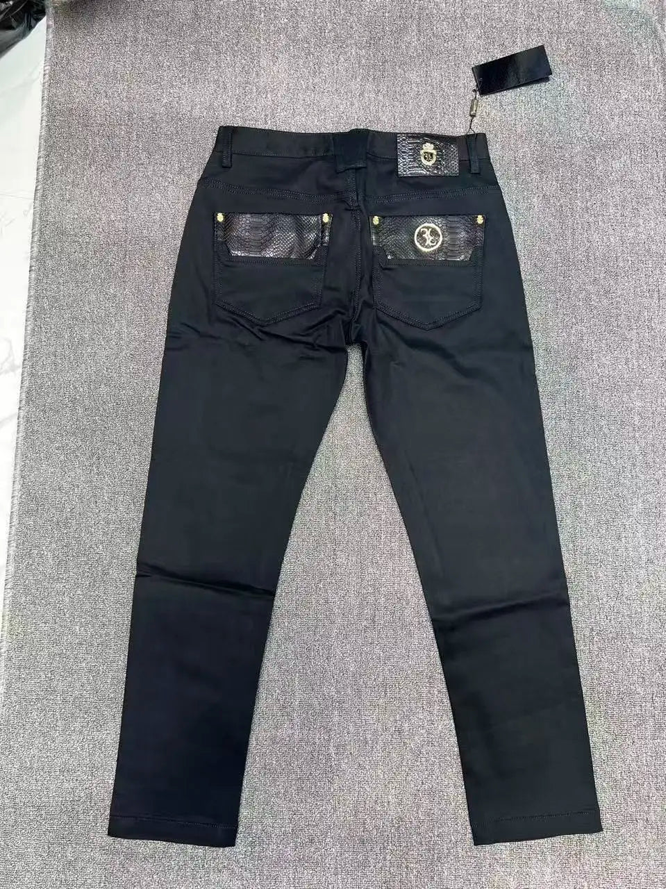 BILLIONAIRE BLSK CPRT Jeans Men 2026 Spring Summer new fashion Embroidery comfortable elasticity outdoors Big size 34-42 Pants