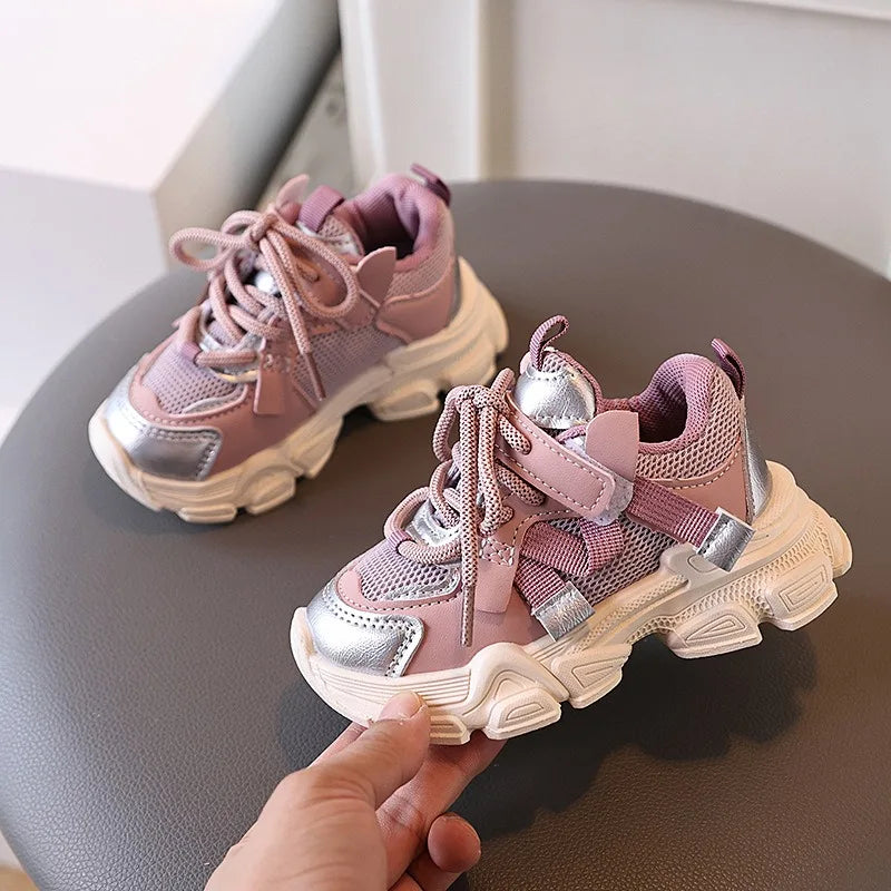 Kids’ Autumn Colorful Casual Sneakers
