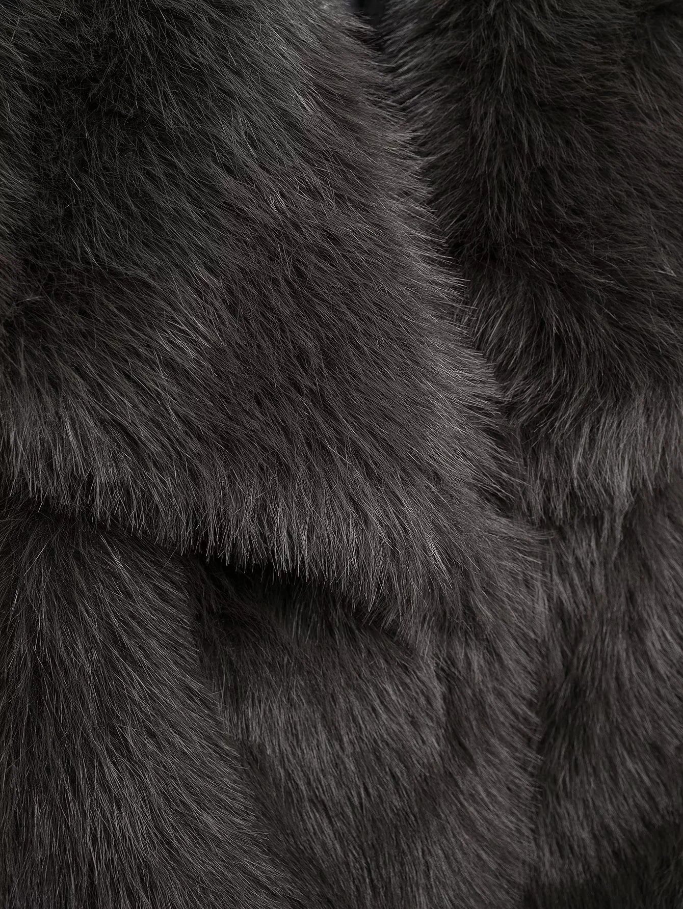 Elegant Faux Fur Oversized Coat