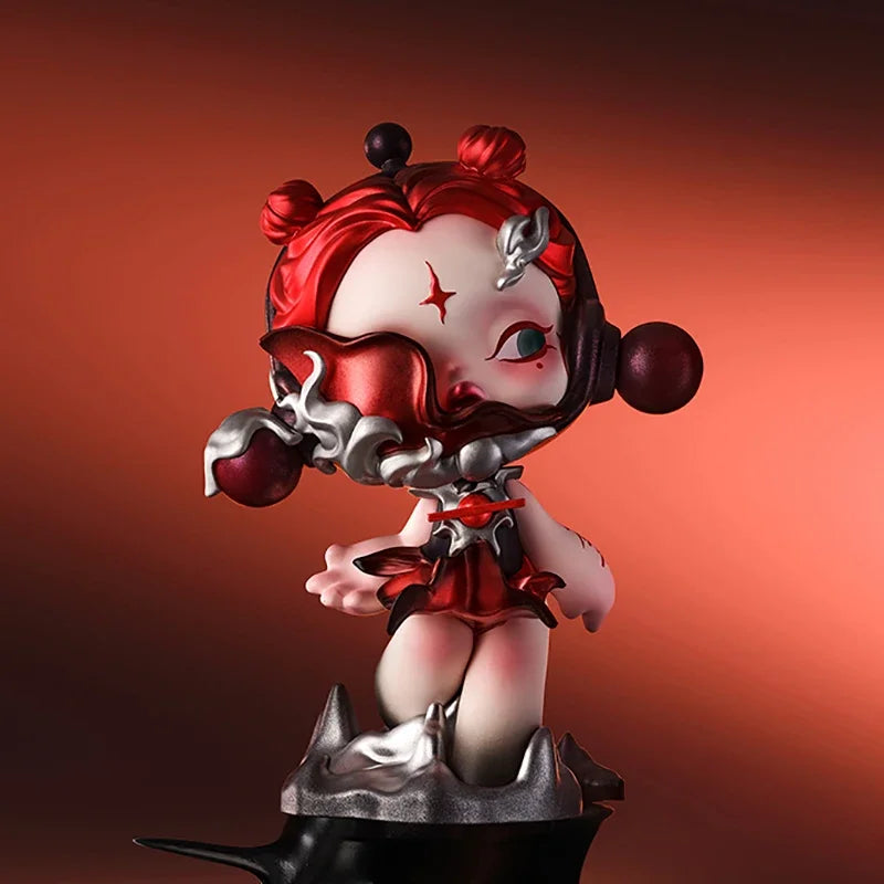 POP MART SKULLPANDA The Sound Series Blind Box Toys Kawaii Anime Blind Box Action Figure Surprise Mystery Box Dolls Girls Gift