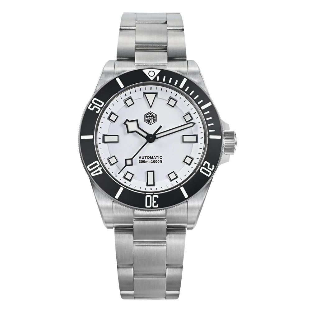 San Martin New SN0121T Titanium Diving Watch PT5000/ST2130 Automatic Movement Watch Waterproof 300m Watch Watches for Men