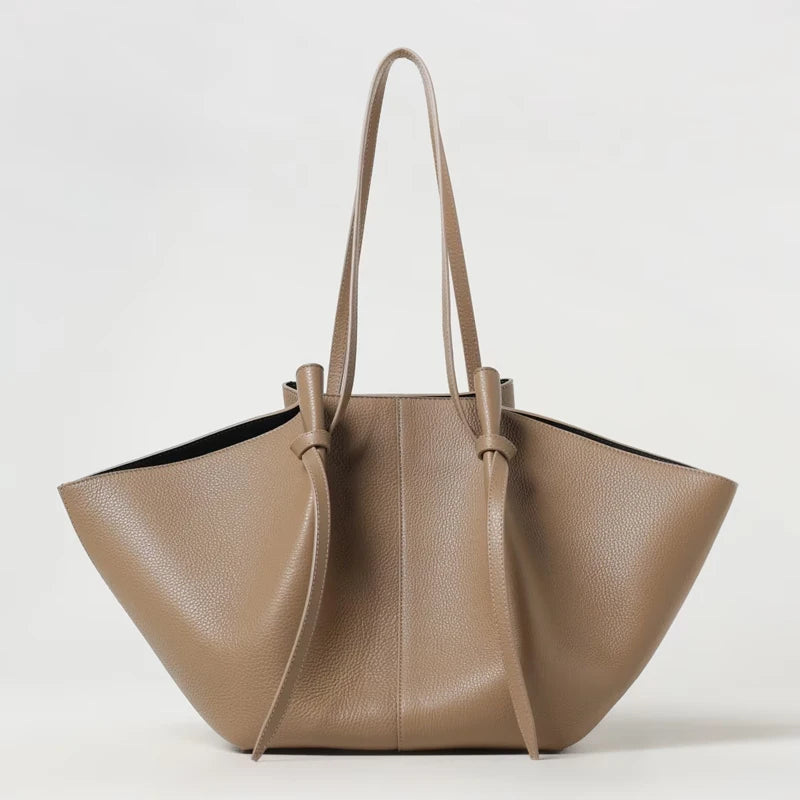 Custom Initials Large Capacity Tote Bags For Women Luxury Designer Handbag Purse 2025 New In PU Lychee Pattern Underarm Shoulder