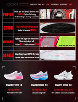 IRUNSVAN Carbon Plate Running Shoes with Cushioning and Rebound Suitable for Both Men and Women in Marathon Running 131
