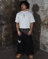 Unisex Y2K Plaid Baggy Jeans